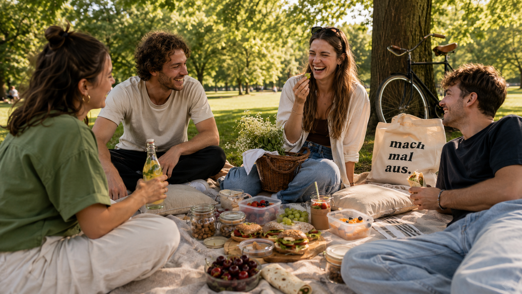 Picknicken im Park